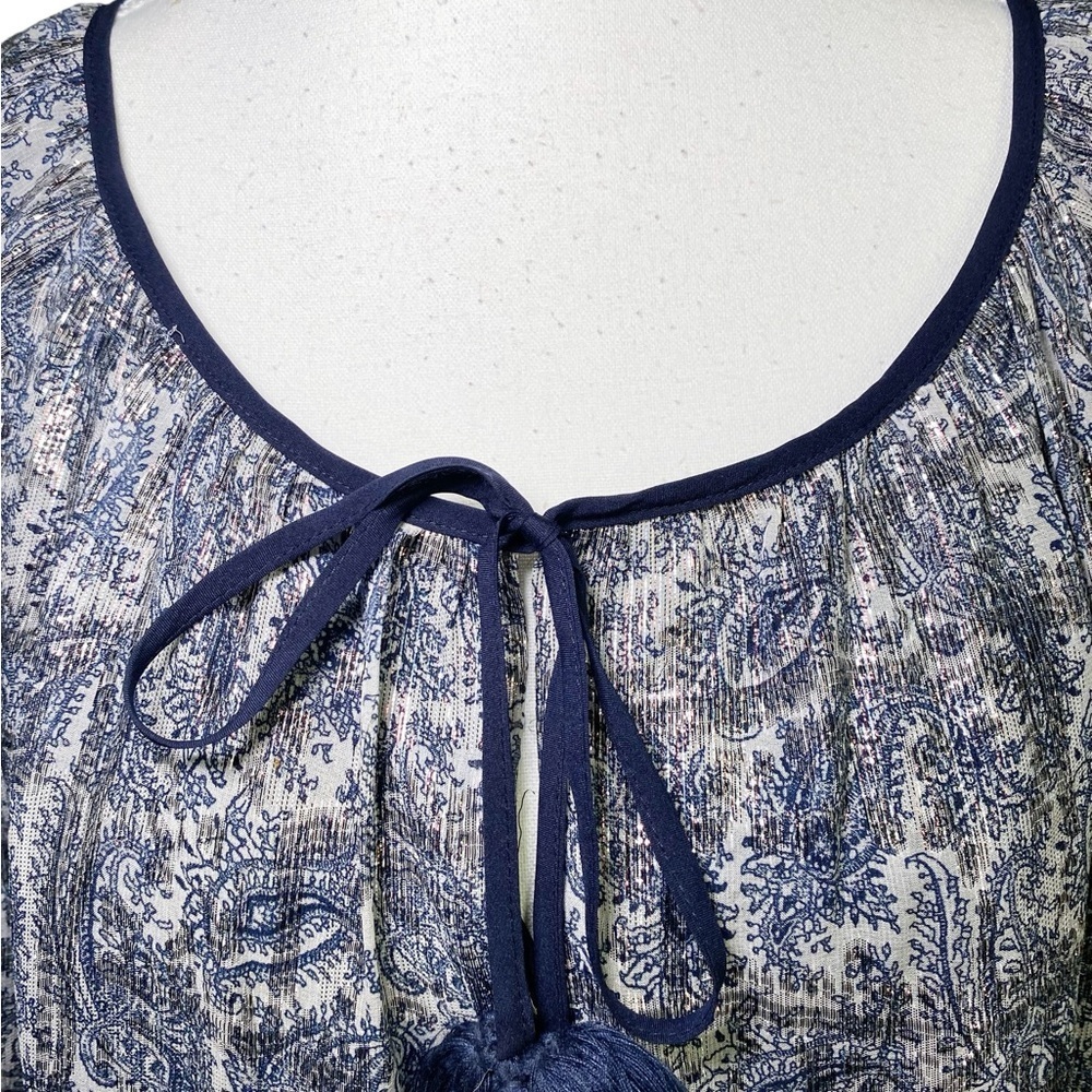 Kobi Halperin Adonia Metallic Print Silk-Blend Midi Dress - Picture 5 of 14
